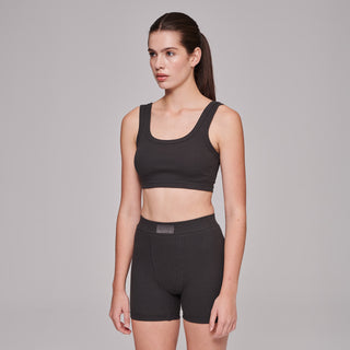 Bundle Anthrazit Biker Short + Ribbed Tank